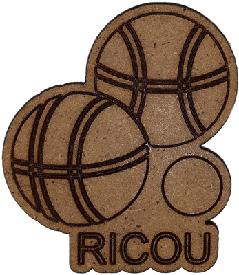 Magnet - Pétanque personnalisable